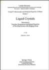 Transition Temperatures and Related Properties of Two-Ring Systems with Bridging Group - Book