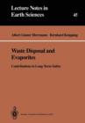 Waste Disposal and Evaporites : Contributions to Long-Term Safety - Book