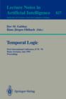 Temporal Logic : First International Conference, ICTL '94, Bonn, Germany, July 11 - 14, 1994. Proceedings - Book