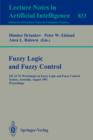 Fuzzy Logic and Fuzzy Control : IJCAI '91 Workshops on Fuzzy Logic and Fuzzy Control, Sydney, Australia, August 24, 1991. Proceedings - Book
