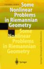 Some Nonlinear Problems in Riemannian Geometry - Book