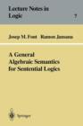 A General Algebraic Semantics for Sentential Logics - Book