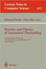 Practice and Theory of Automated Timetabling : First International Conference, Edinburgh, UK, August 29 - September 1, 1995. Selected Papers - Book