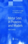 Structure and Bonding : Metal Sites in Proteins and Models: Iron Centres Vol 88 - Book