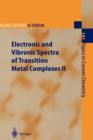 Electronic and Vibronic Spectra of Transition Metal Complexes II - Book