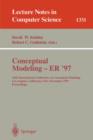 Conceptual Modeling - ER '97 : 16th International Conference on Conceptual Modeling, Los Angeles, CA, USA, November 3-5, 1997. Proceedings - Book