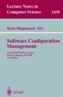 System Configuration Management : ECOOP'98 SCM-8 Symposium, Brussels, Belgium, July 20-21, 1998, Proceedings - Book