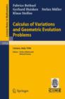 Calculus of Variations and Geometric Evolution Problems : Lectures given at the 2nd Session of the Centro Internazionale Matematico Estivo (C.I.M.E.)held in Cetaro, Italy, June 15-22, 1996 - Book