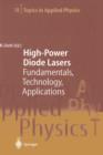 High-power Diode Lasers : Fundamentals, Technology, Applications - Book