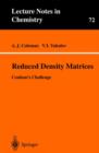 Reduced Density Matrices : Coulson's Challenge - Book