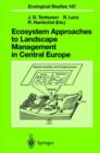 Ecosystem Approaches to Landscape Management in Central Europe - Book