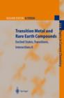 Transition Metal and Rare Earth Compounds : Excited States, Transitions, Interactions II - Book