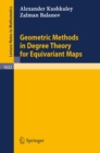 Geometric Methods in Degree Theory for Equivariant Maps - eBook