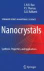 Nanocrystals: : Synthesis, Properties and Applications - Book