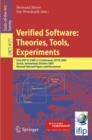 Verified Software: Theories, Tools, Experiments : First IFIP TC 2/WG 2.3 Conference, VSTTE 2005, Zurich, Switzerland, October 10-13, 2005, Revised Selected Papers and Discussions - Book