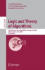 Logic and Theory of Algorithms : 4th Conference on Computability in Europe, CiE 2008 Athens, Greece, June 15-20, 2008, Proceedings - eBook