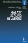 Galaxy Scaling Relations: Origins, Evolution and Applications : Proceedings of the ESO Workshop Held at Garching, Germany, 18-20 November 1996 - eBook