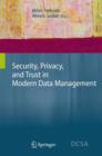 Security, Privacy, and Trust in Modern Data Management - Book
