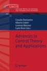 Advances in Control Theory and Applications - Book