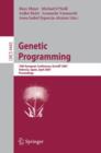 Genetic Programming : 10th European Conference, EuroGP 2007, Valencia, Spain, April 11-13, 2007, Proceedings - Book
