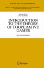 Introduction to the Theory of Cooperative Games - Book