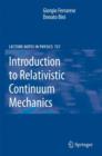 Introduction to Relativistic Continuum Mechanics - Book