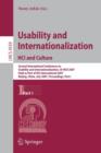 Usability and Internationalization. HCI and Culture : Second International Conference on Usability and Internationalization, UI-HCII 2007, held as Part of HCI International 2007, Beijing, China, July - Book