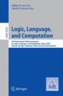 Logic, Language, and Computation : 6th International Tbilisi Symposium on Logic, Language, and Computation. Batumi, Georgia, September 12-16, 2005, Revised Selected Papers - Book