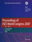 Proceedings of ISES World Congress 2007 (Vol.1-Vol.5) : Solar Energy and Human Settlement - Book