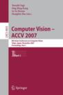 Computer Vision -- ACCV 2007 : 8th Asian Conference on Computer Vision, Tokyo, Japan, November 18-22, 2007, Proceedings, Part I - Book