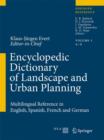 Encyclopedic Dictionary of Landscape and Urban Planning : Multilingual Reference Book in English, Spanish, French and German - Book