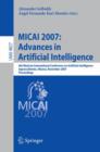 MICAI 2007: Advances in Artificial Intelligence : 6th Mexican International Conference on Artificial Intelligence, Aguascalientes, Mexico, November 4-10, 2007, Proceedings - Book