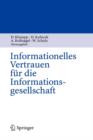 Informationelles Vertrauen Fur Die Informationsgesellschaft - Book