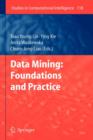 Data Mining: Foundations and Practice - Book