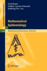 Mathematical Epidemiology - Book