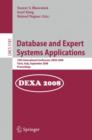 Database and Expert Systems Applications : 19th International Conference, DEXA 2008, Turin, Italy, September 1-5, 2008, Proceedings - Book