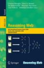 Reasoning Web : 4th International Summer School 2008, Venice Italy, September 7-11, 2008, Tutorial Lectures - Book