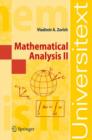 Mathematical Analysis II - Book