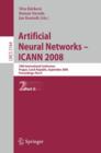 Artificial Neural Networks - ICANN 2008 : 18th International Conference, Prague, Czech Republic, September 3-6, 2008, Proceedings, Part II - Book