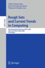 Rough Sets and Current Trends in Computing : 6th International Conference, RSCTC 2008 Akron, OH, USA, October 23 - 25, 2008 Proceedings - Book