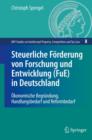 Steuerliche Forderung Von Forschung Und Entwicklung (FuE) in Deutschland - Book