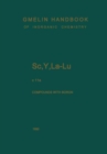 Sc, Y, La-Lu. Rare Earth Elements : Compounds with Boron - Book