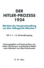 Hitler-Proze? 1924 Tl.1 - Book