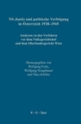 NS-Justiz und politische Verfolgung in OEsterreich 1938-1945 : Analysen zu den Verfahren vor dem Volksgerichtshof und dem Oberlandesgericht Wien - Book