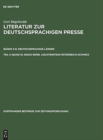 80620-89198. Liechtenstein-Osterreich-Schweiz : Pressegeschichte Der Lander. Lokale Pressegeschichte - Book