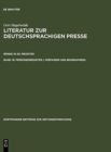 Personenregister ( Verfasser Und Biographien) - Book