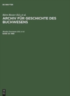 Archiv f?r Geschichte des Buchwesens, Band 24, Archiv f?r Geschichte des Buchwesens (1983) - Book