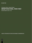 Briefwechsel 1930-1951 - Book