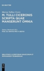 Scripta Quae Manserunt Omnia, fasc. 22 : Oratio Pro P. Sestio - Book