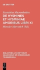 De Hysmines Et Hysminiae Amor CB - Book